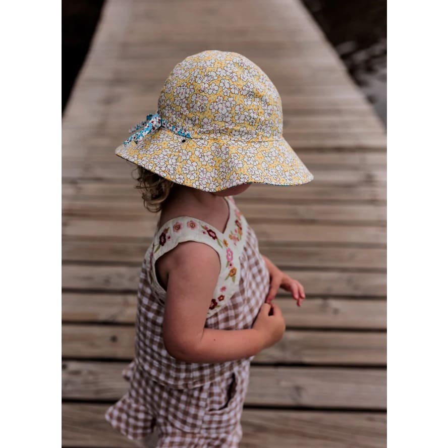 Poppie Wide Brim Reversible Sunhat - Hats