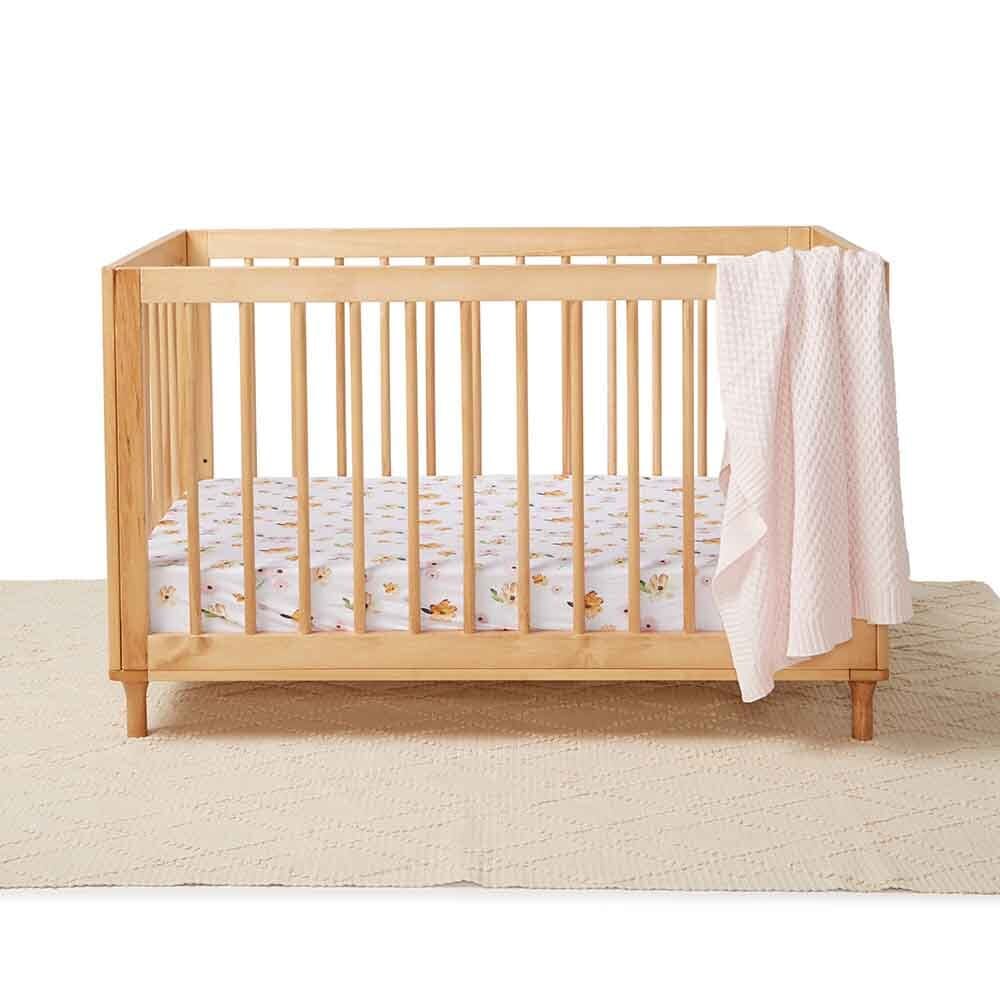 Poppy - Fitted Jersey Cot Sheet - Sleep&gt;Bedding