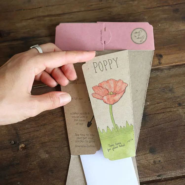 Poppy Gift of Seeds - play