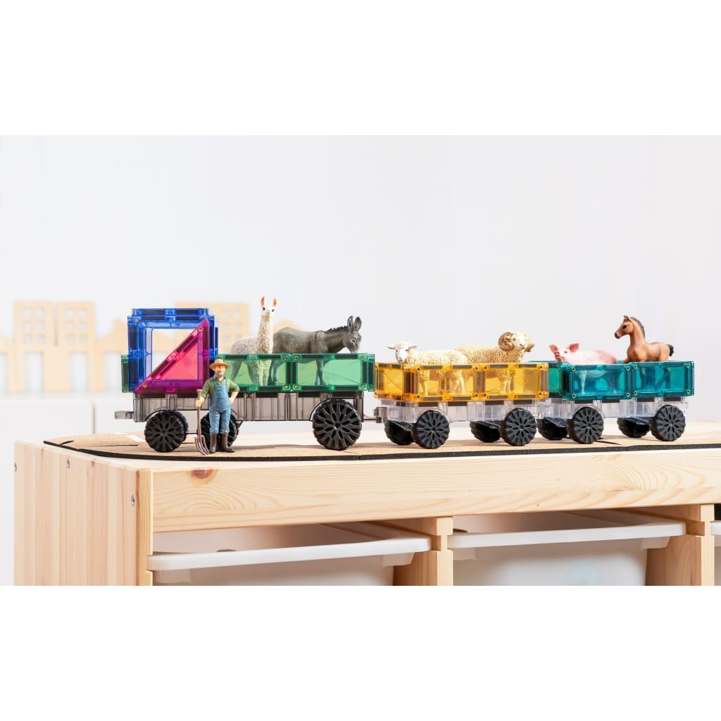 PREORDER - Pastel Transport Pack 50pc - Magnetic Toys