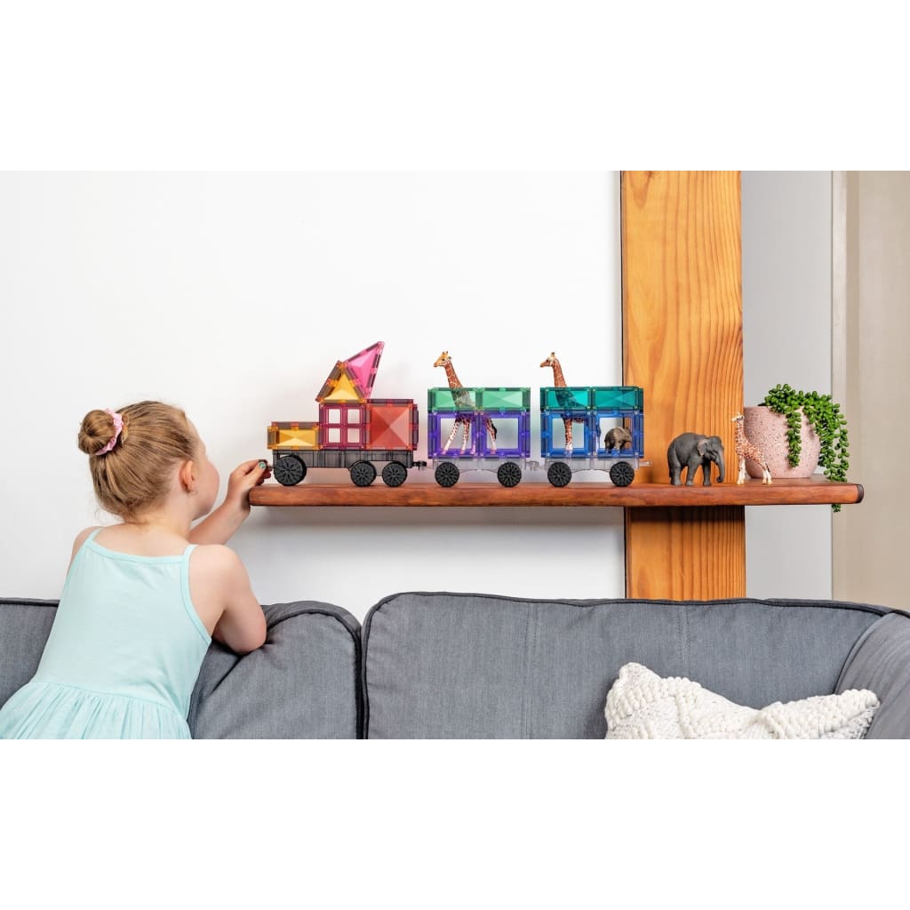 PREORDER - Pastel Transport Pack 50pc - Magnetic Toys