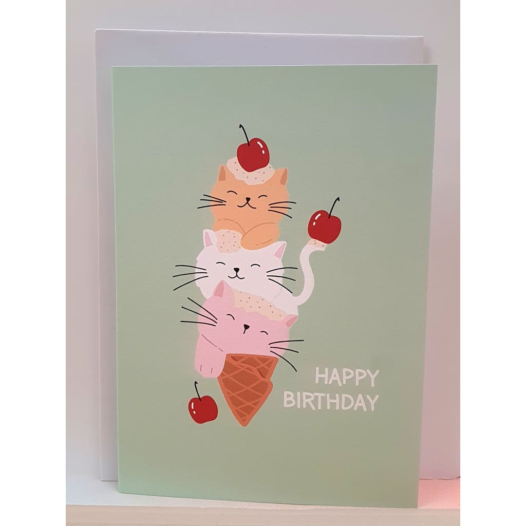 Purr-fect Neopolitan - Greeting Cards