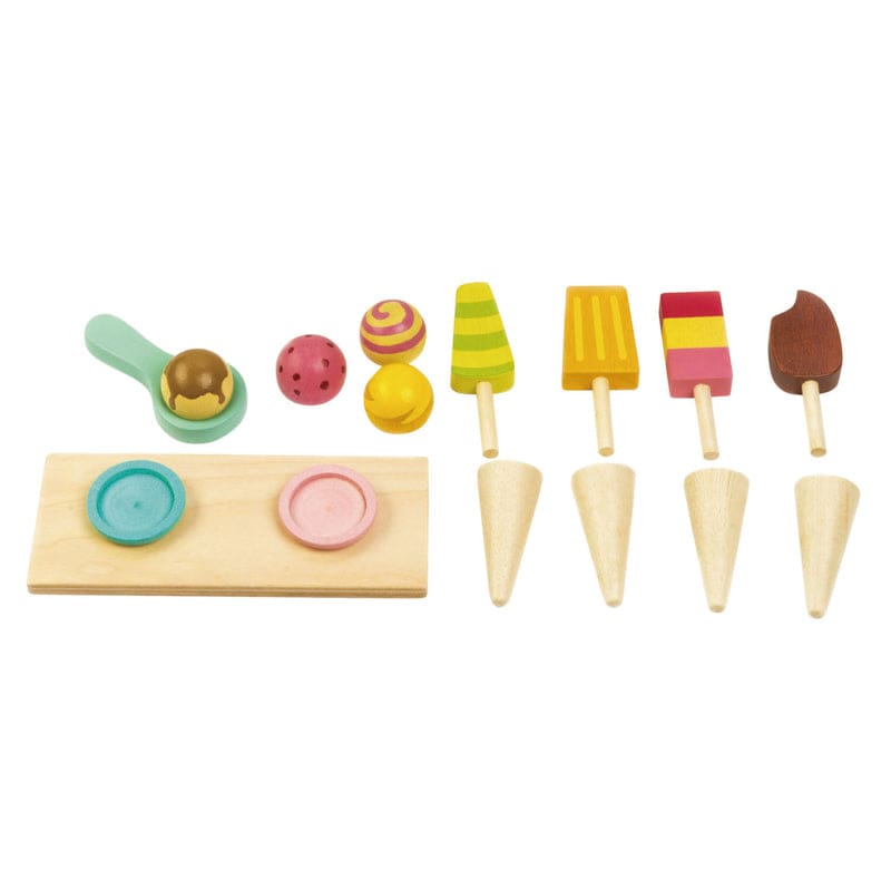 Push Along Ice Cream Cart - Wooden Toys