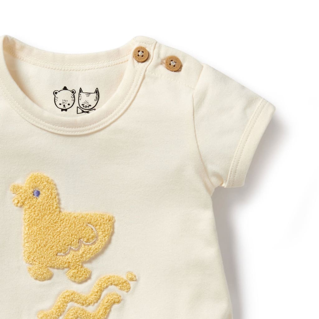 Quack Organic Bodysuit - Baby Boy Clothing