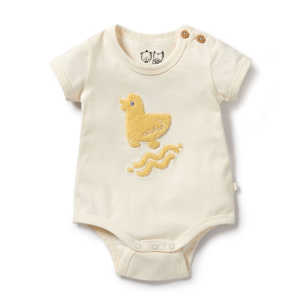 Quack Organic Bodysuit - Baby Boy Clothing