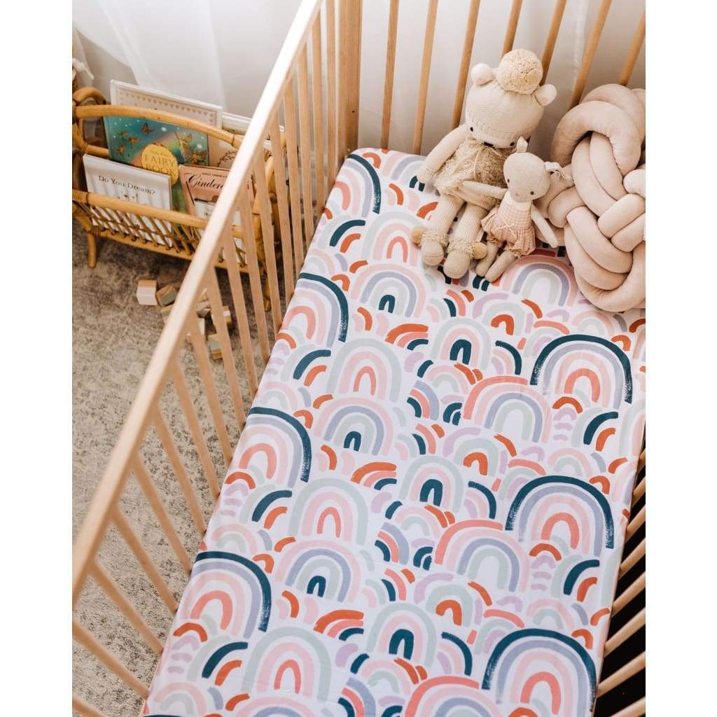Rainbow Baby - Fitted Jersey Cot Sheet - Sleep&gt;Bedding