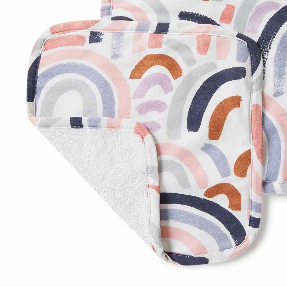 Rainbow Baby Organic Wash Cloths - 3 Pack - Hooded Towels