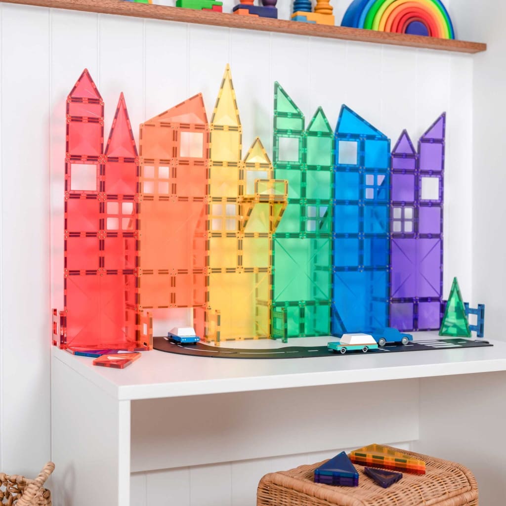 Rainbow Creative Pack 102 Piece - Magnetic Toys