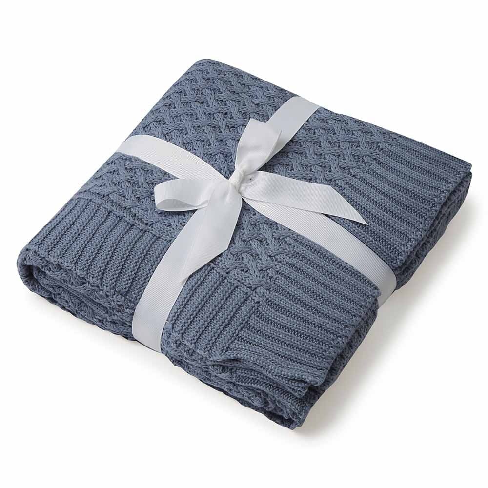 River - Diamond Knit Baby Blanket - Sleep&gt;Blankets