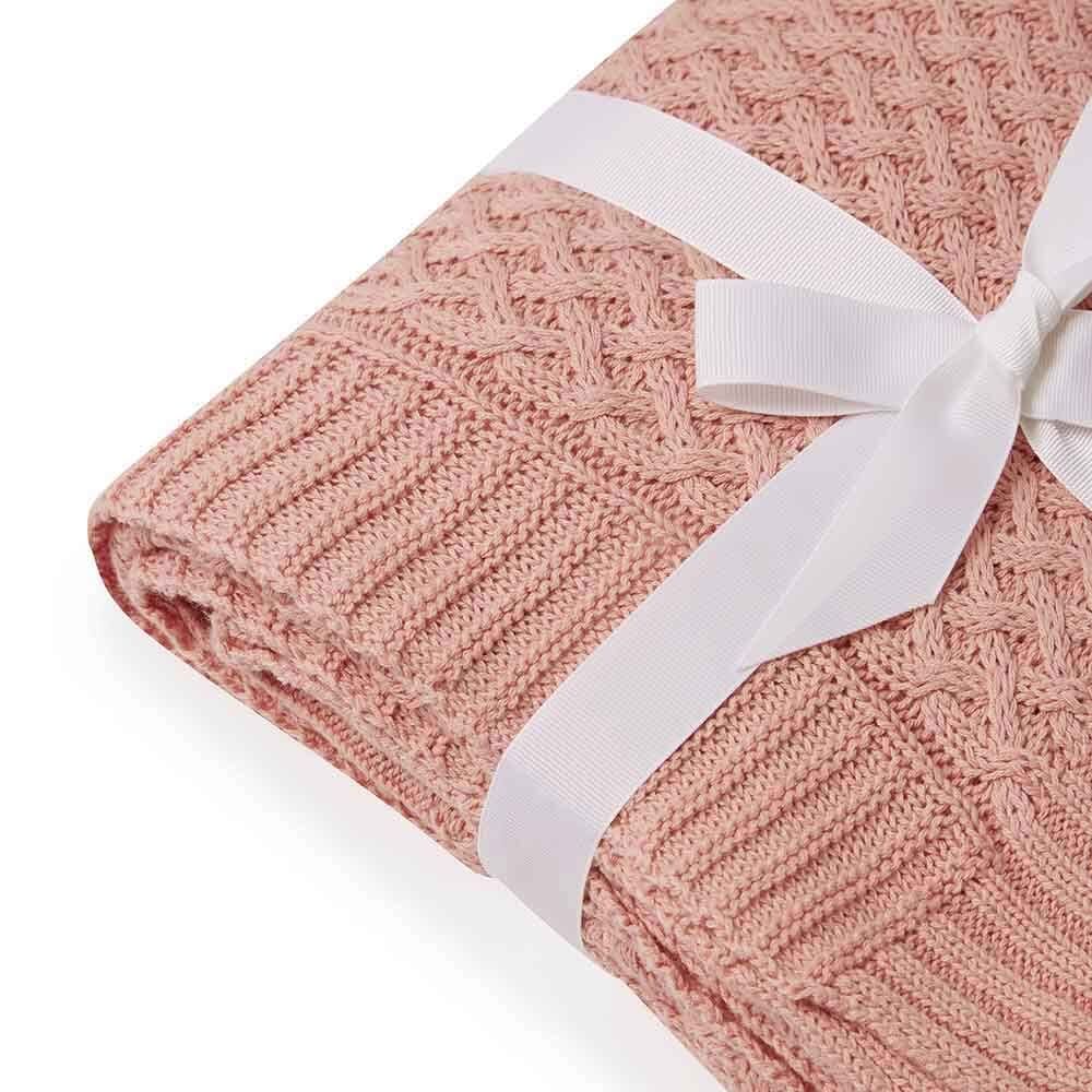 Rosa - Diamond Knit Blanket - Sleep&gt;Blankets