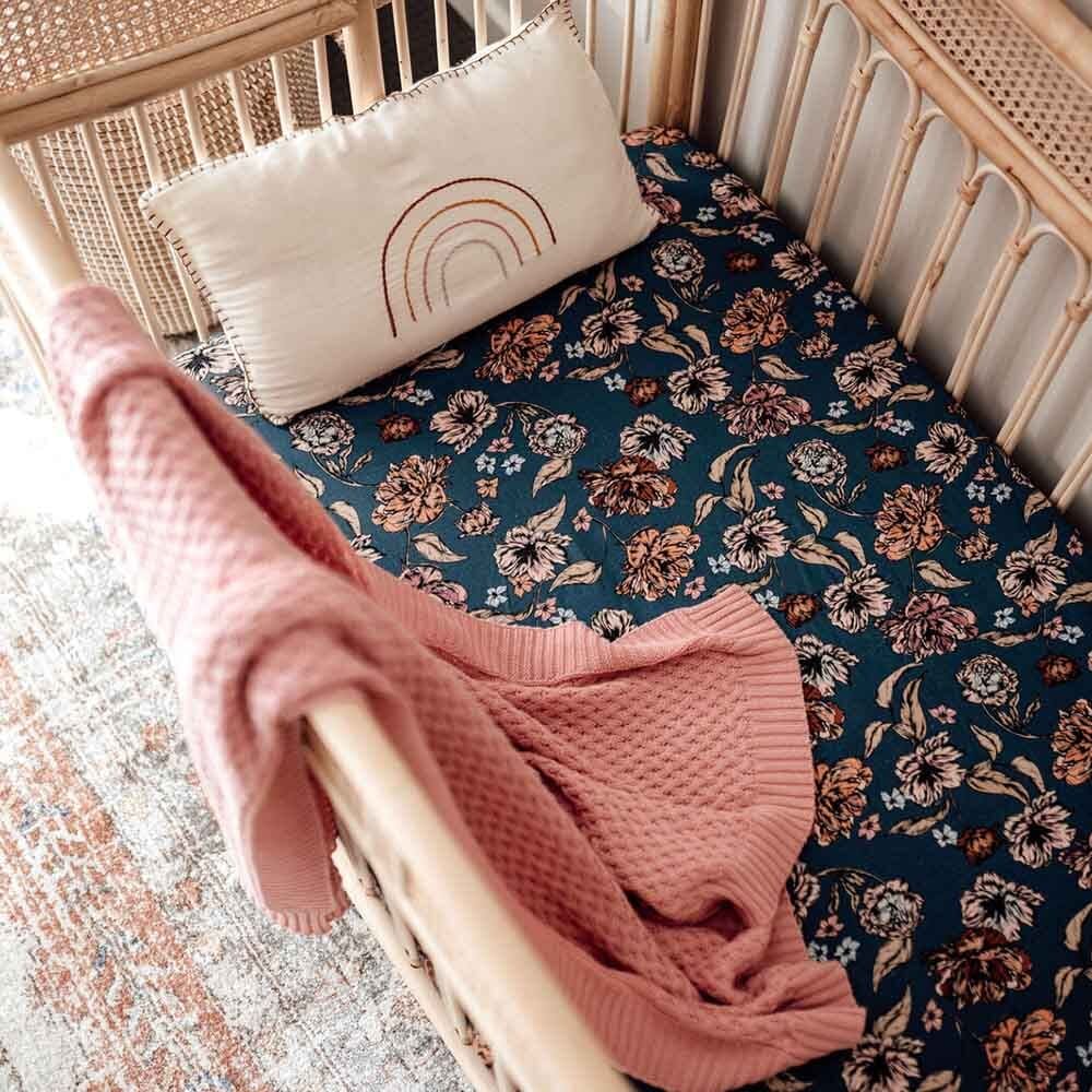 Rosa - Diamond Knit Blanket - Sleep>Blankets