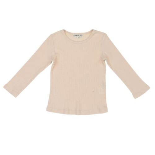 Rose Basic Long Sleeve Top - Girls Clothing