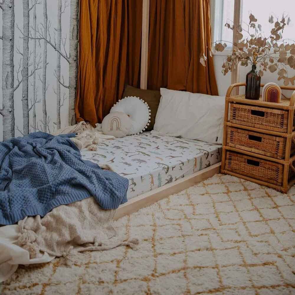 Safari - Fitted Jersey Cot Sheet - Sleep>Bedding