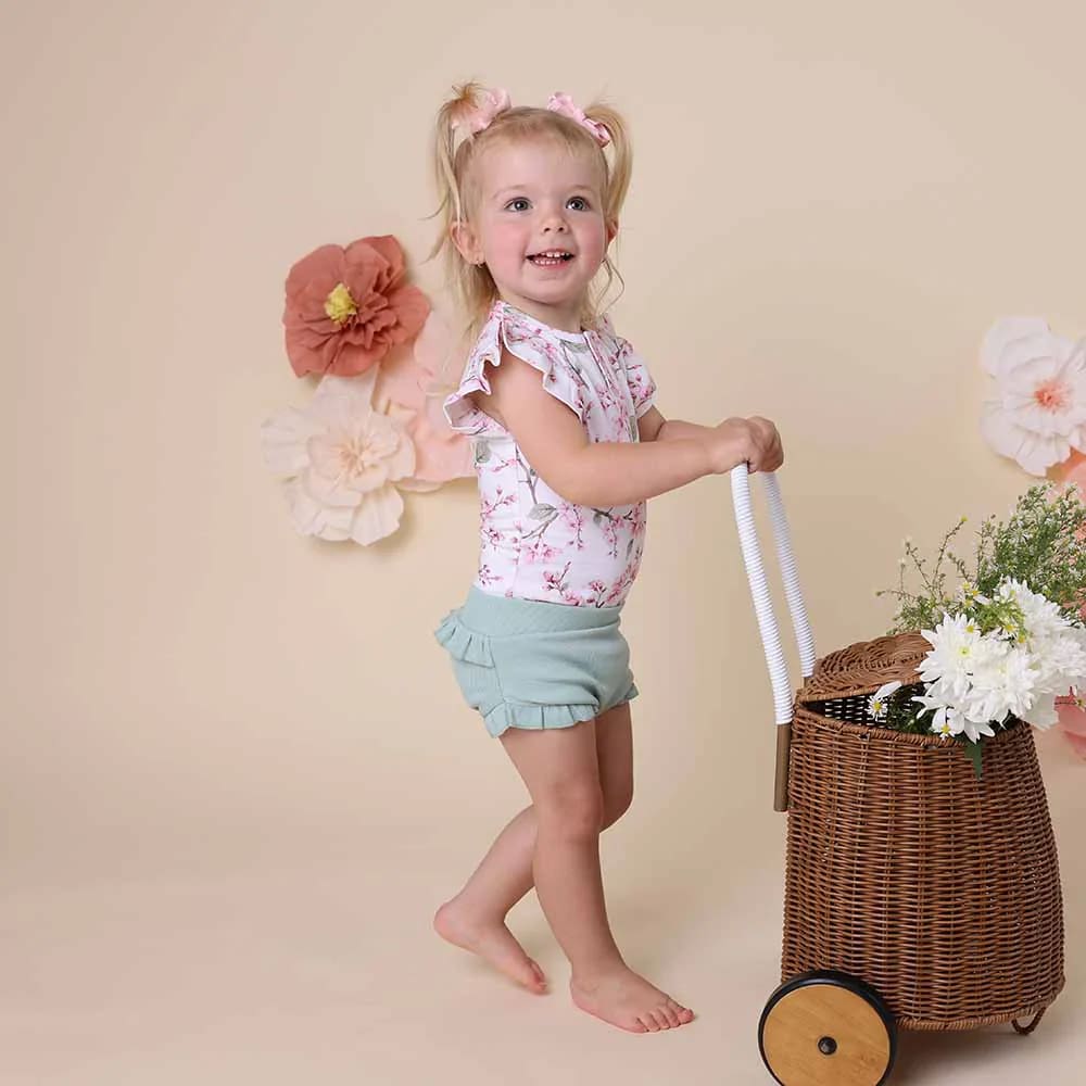 Sage Organic Bloomers - Baby Girl Clothing