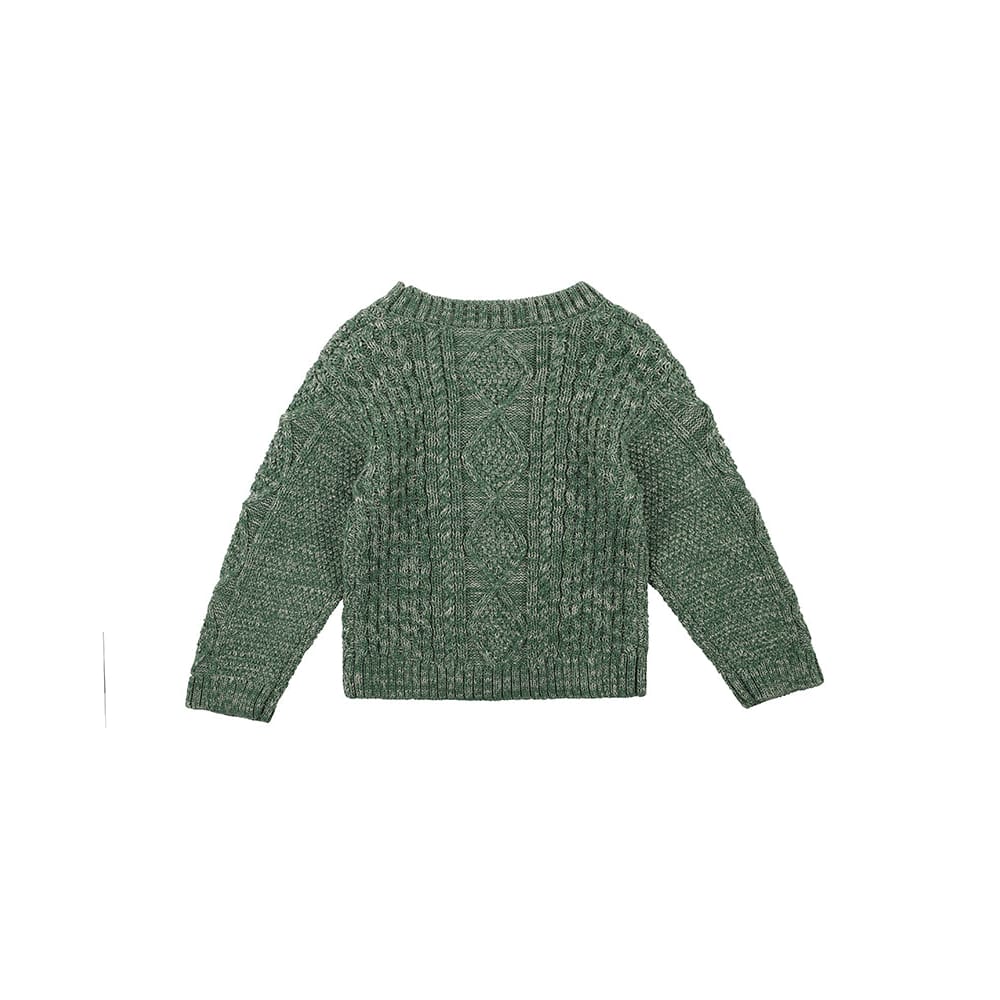Scout Green Cable Jumper 3 - 5 Y - Boys Clothing