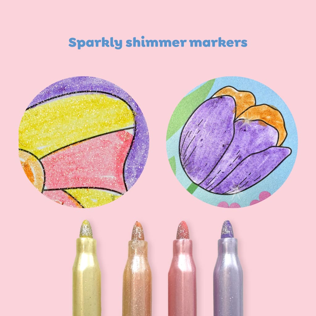 Shimmer Colouring Set - Little Fairy Land - Arts &amp; Crafts