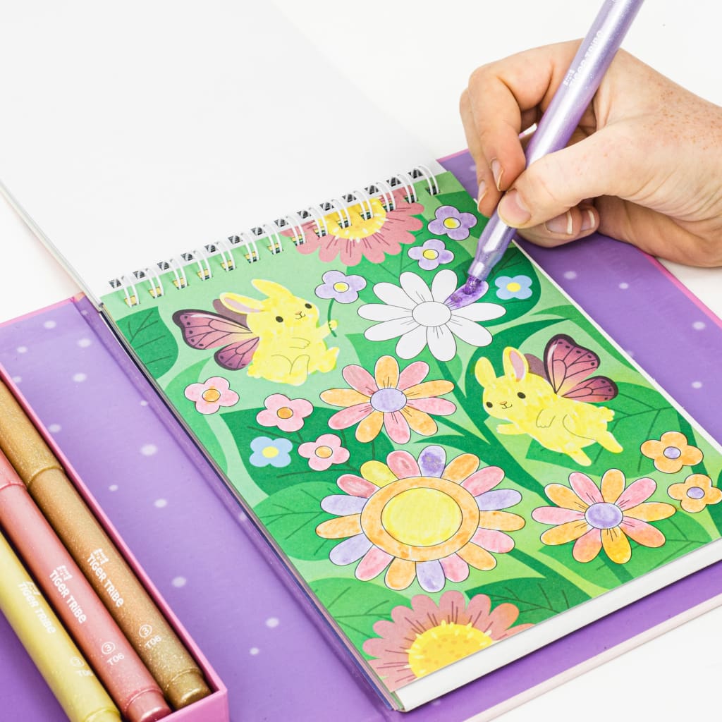 Shimmer Colouring Set - Little Fairy Land - Arts &amp; Crafts