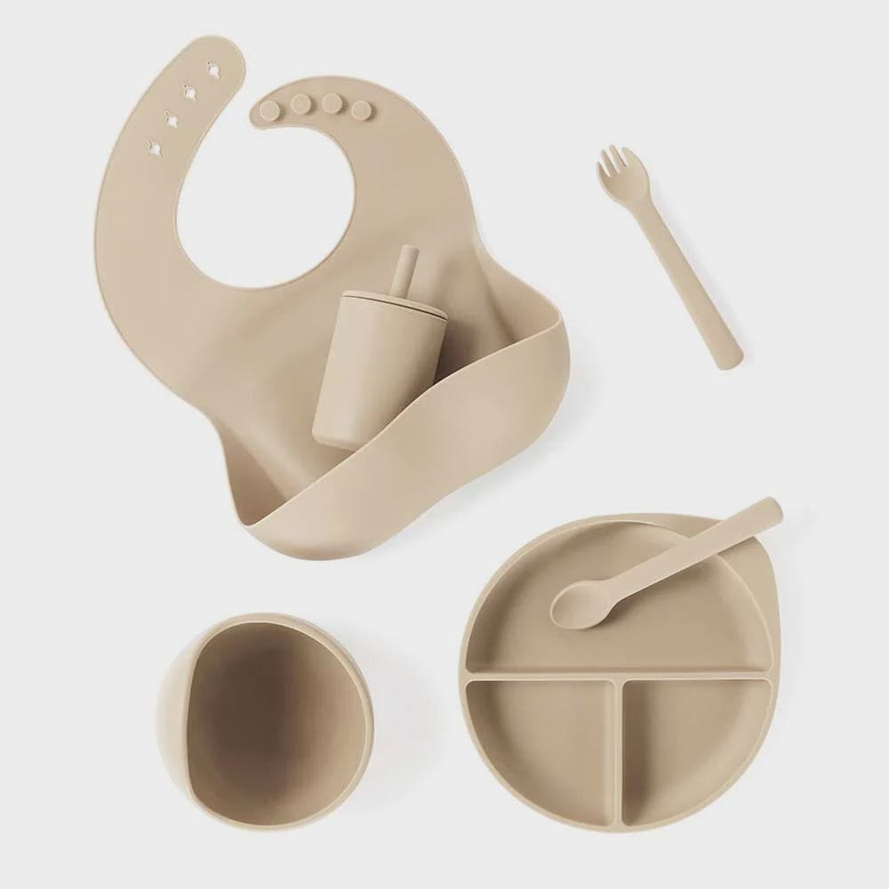 Silicone Meal Kit - Pebble Dinner Sets
