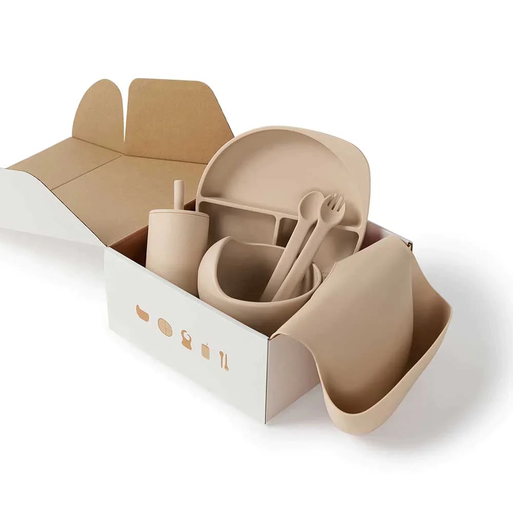 Silicone Meal Kit - Pebble Dinner Sets