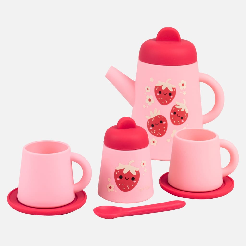 Silicone Tea Set - Strawberry Patch - Play Sets