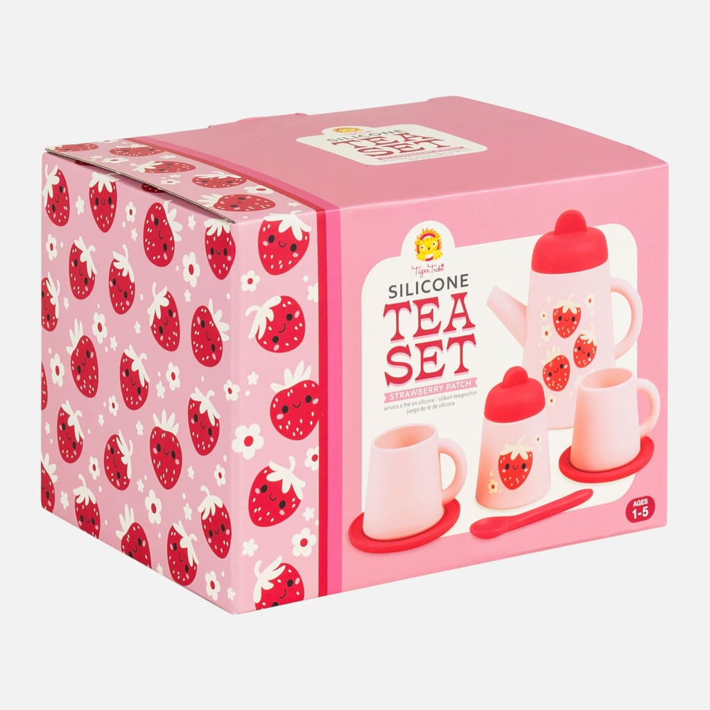 Silicone Tea Set - Strawberry Patch - Play Sets