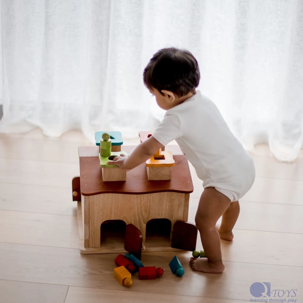Sorting Cottage &amp; Play House - Wooden Toys
