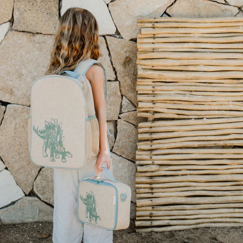 SoYoung Insulated Lunch Box - Green Stegosaurus - Lunch Bags