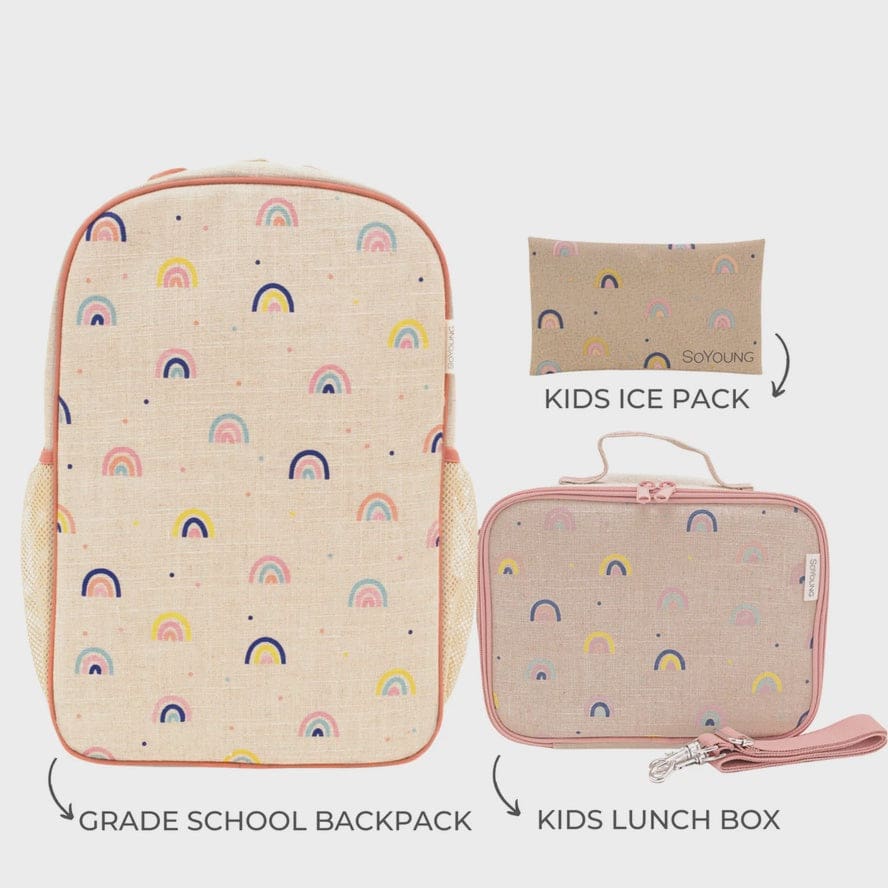 SoYoung Kids Bundle - Neo Rainbow Grade School Backpack - Backpacks