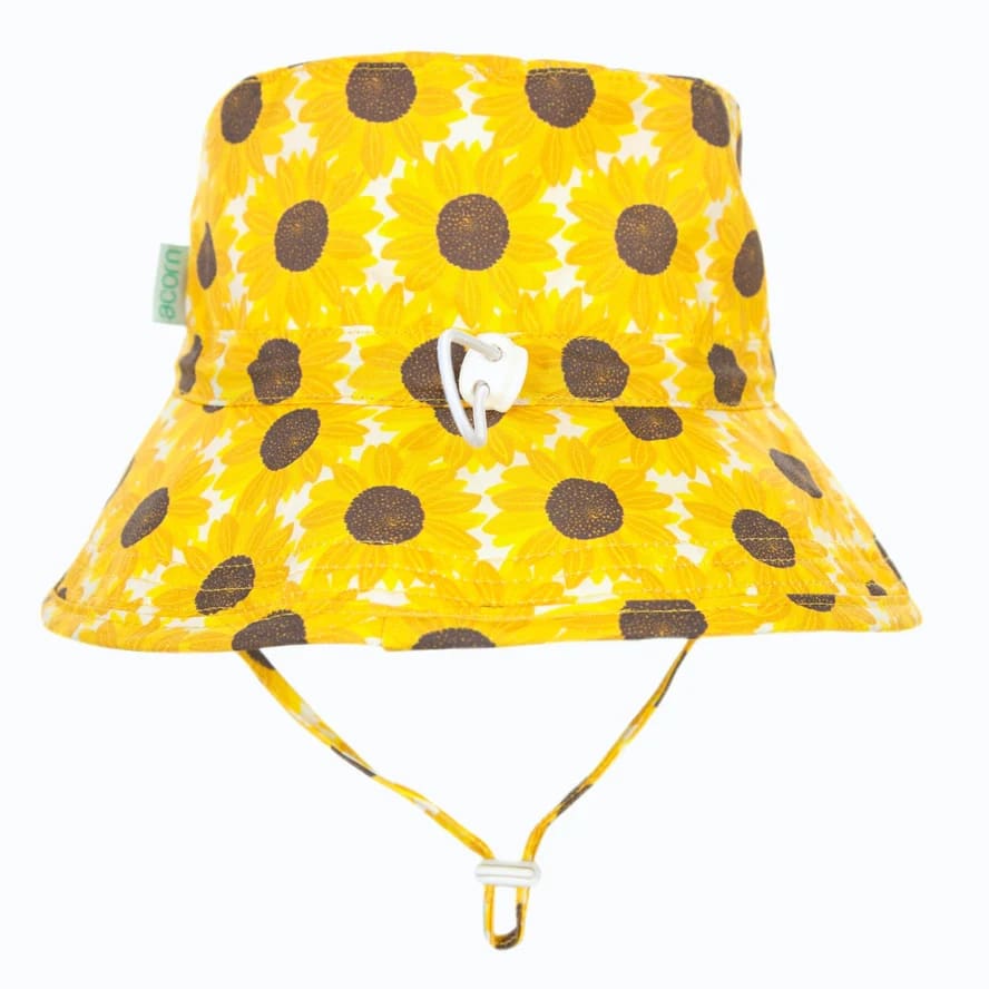 Sunflower Broad Brim Bucket Hat - Ukraine Fundraising - Hats