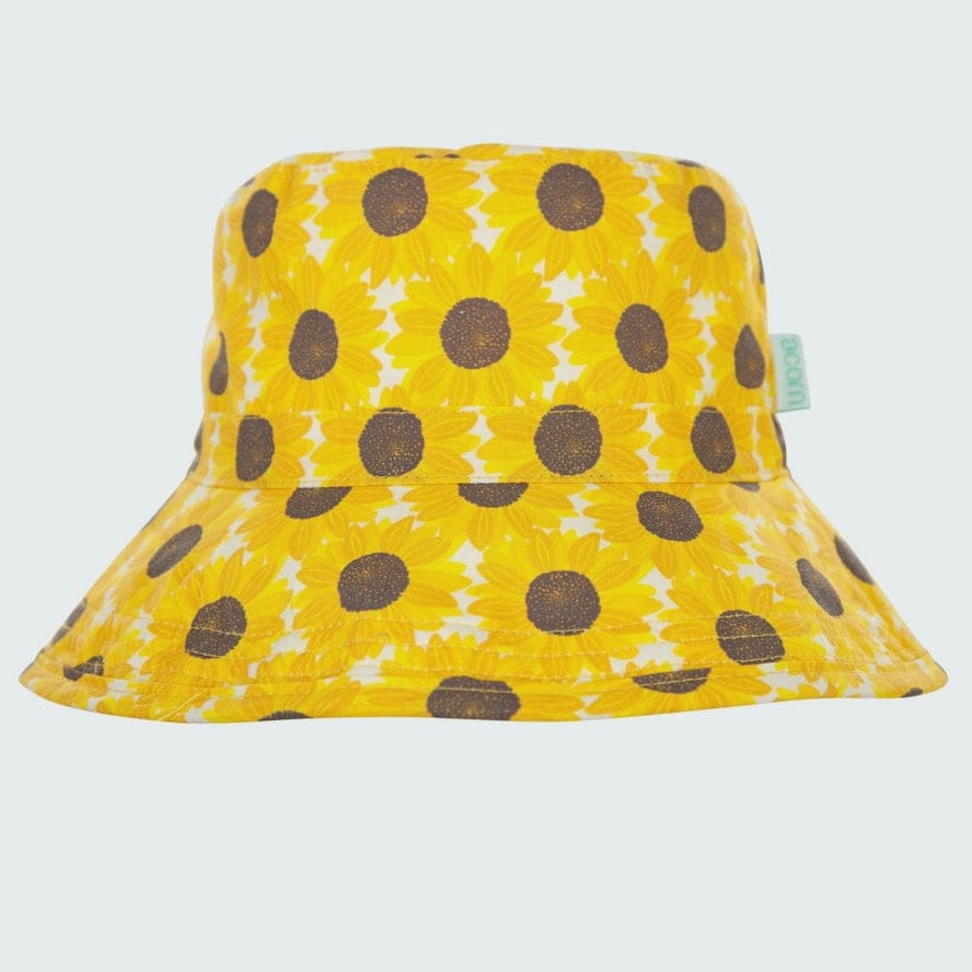 Sunflower Broad Brim Bucket Hat - Ukraine Fundraising - Hats