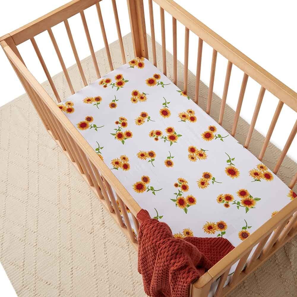 Sunflower - Fitted Cot Sheet - Sleep>Bedding