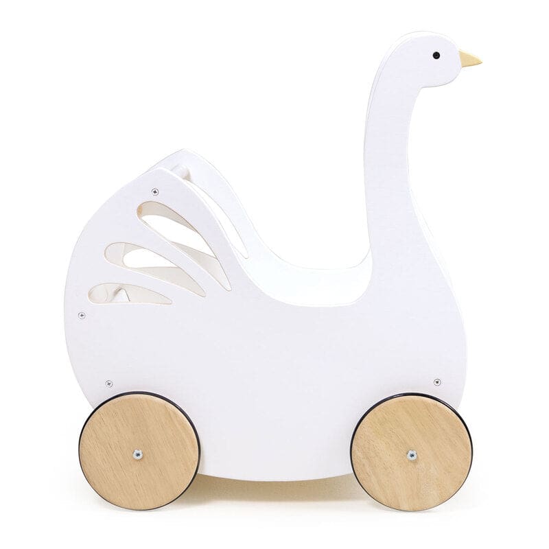Sweet Swan Pram - Wooden Toys