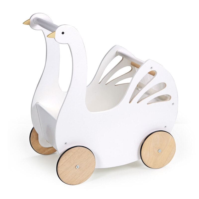 Sweet Swan Pram - Wooden Toys