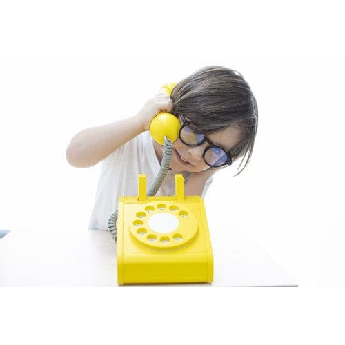 Telephone - Yellow - Wooden Toys