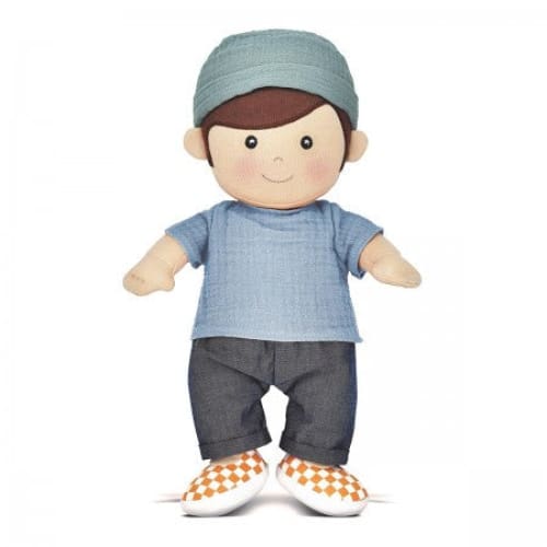 Theo in Topaz Blue Organic Doll - Soft Toys