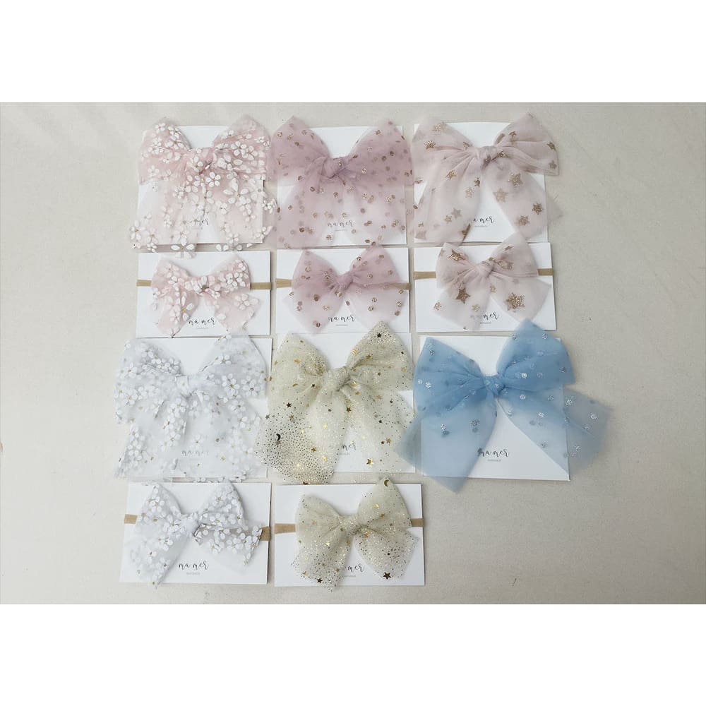 Valentina Party Bows - Bow Clip - Hair Accessories