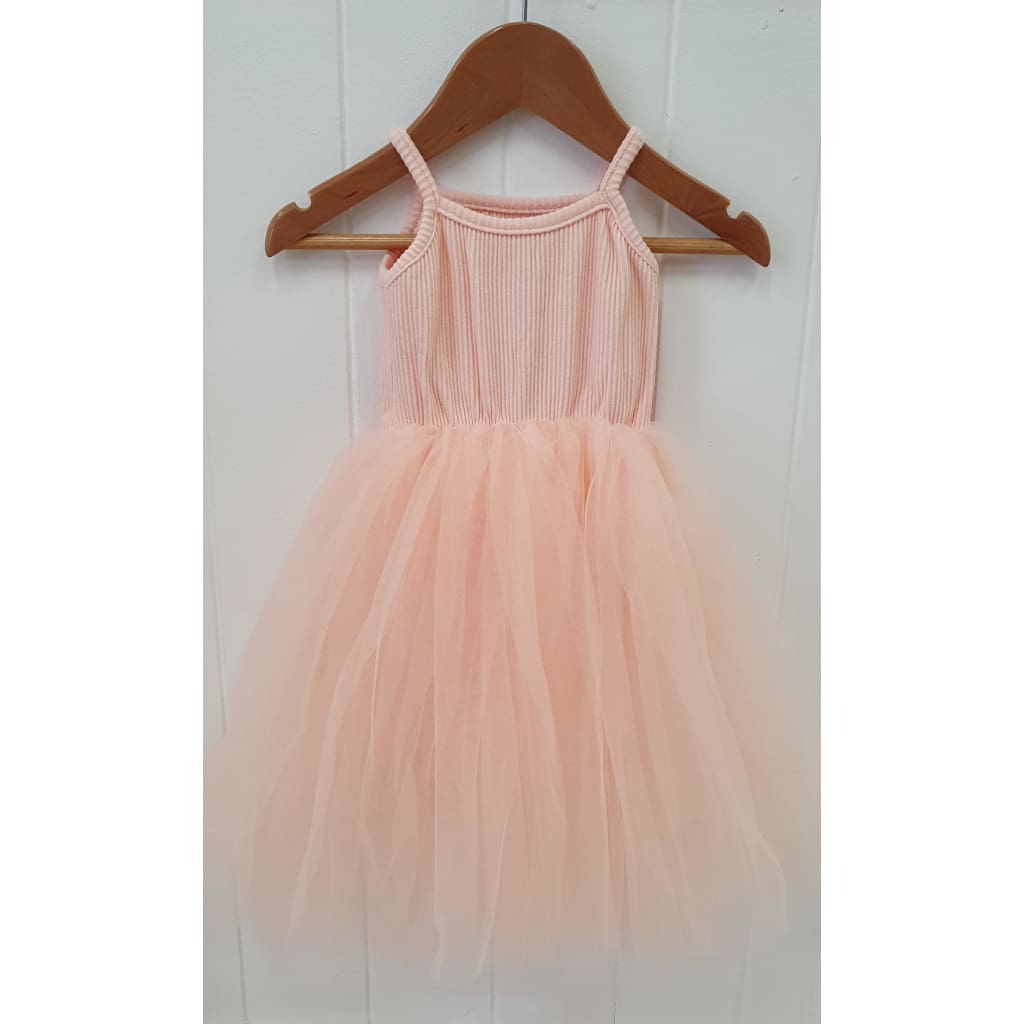 Valentina Tutu Dres - Peach Pink - Girls Clothing