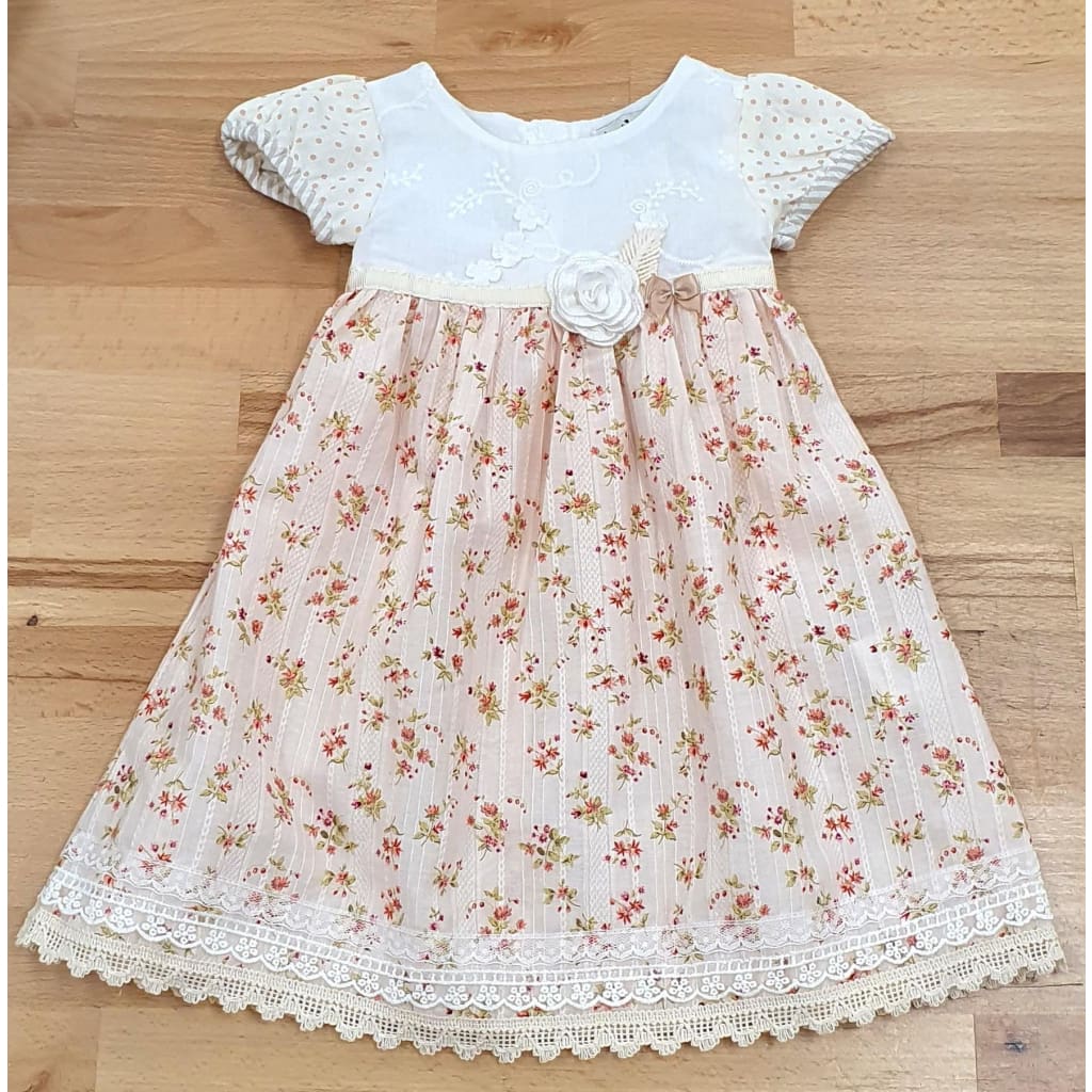 Vanilla Lace Dress - Baby Girl Clothing