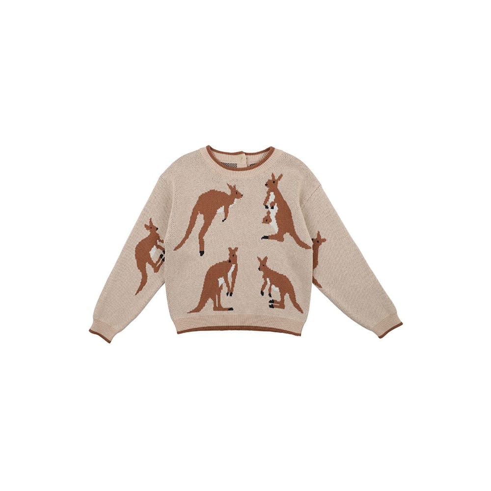 Wallaby Roo Jumper 3-7Y - Clothing