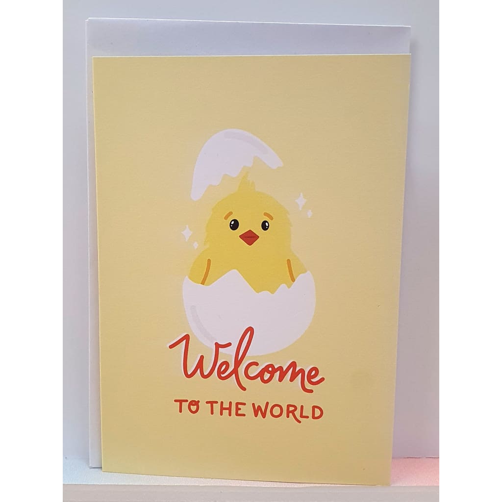 Welcome - Baby Chick - Greeting Cards