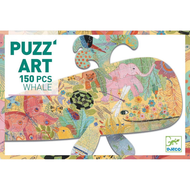 Whale Shaped 150pc Art Puzzle - Puzzles