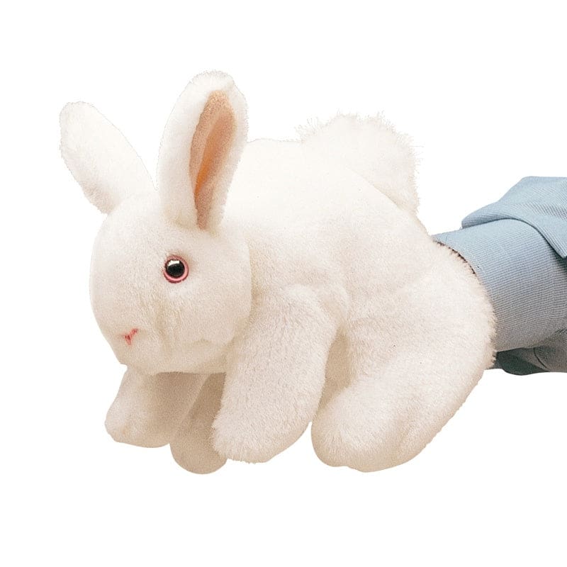 White Bunny Rabbit Puppet - Play>Soft Toys