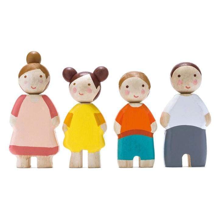 Wooden Family of Four - play