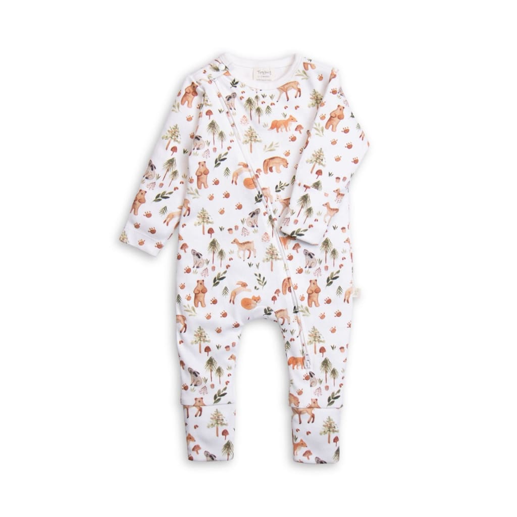 Zipsuit L/S Woodland - Baby Boy Clothing