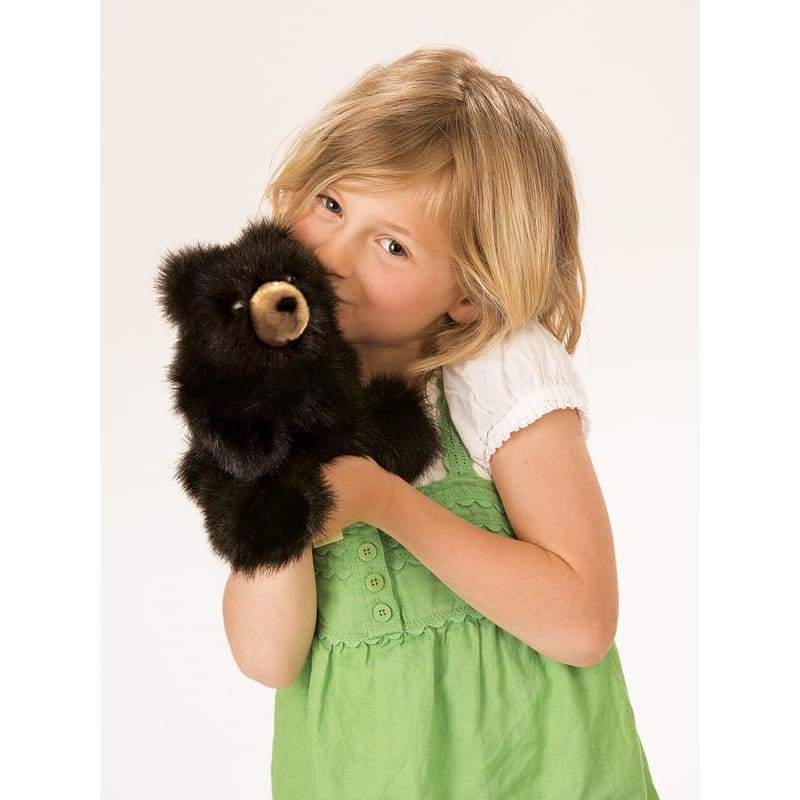 Baby Black Bear Puppet - play