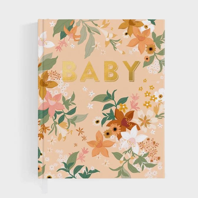 Baby Book Floral - Keepsake Books