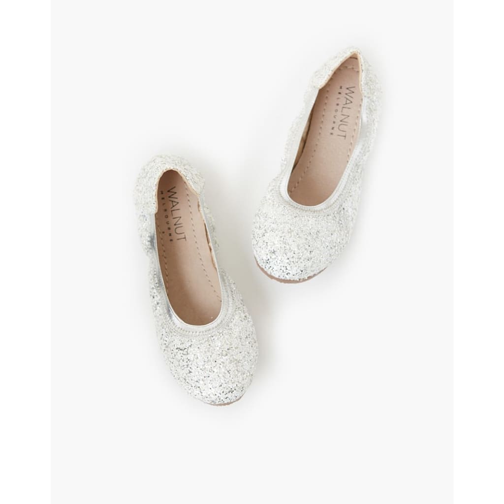 Catie Freckle Ballet Flat - Silver - Shoes