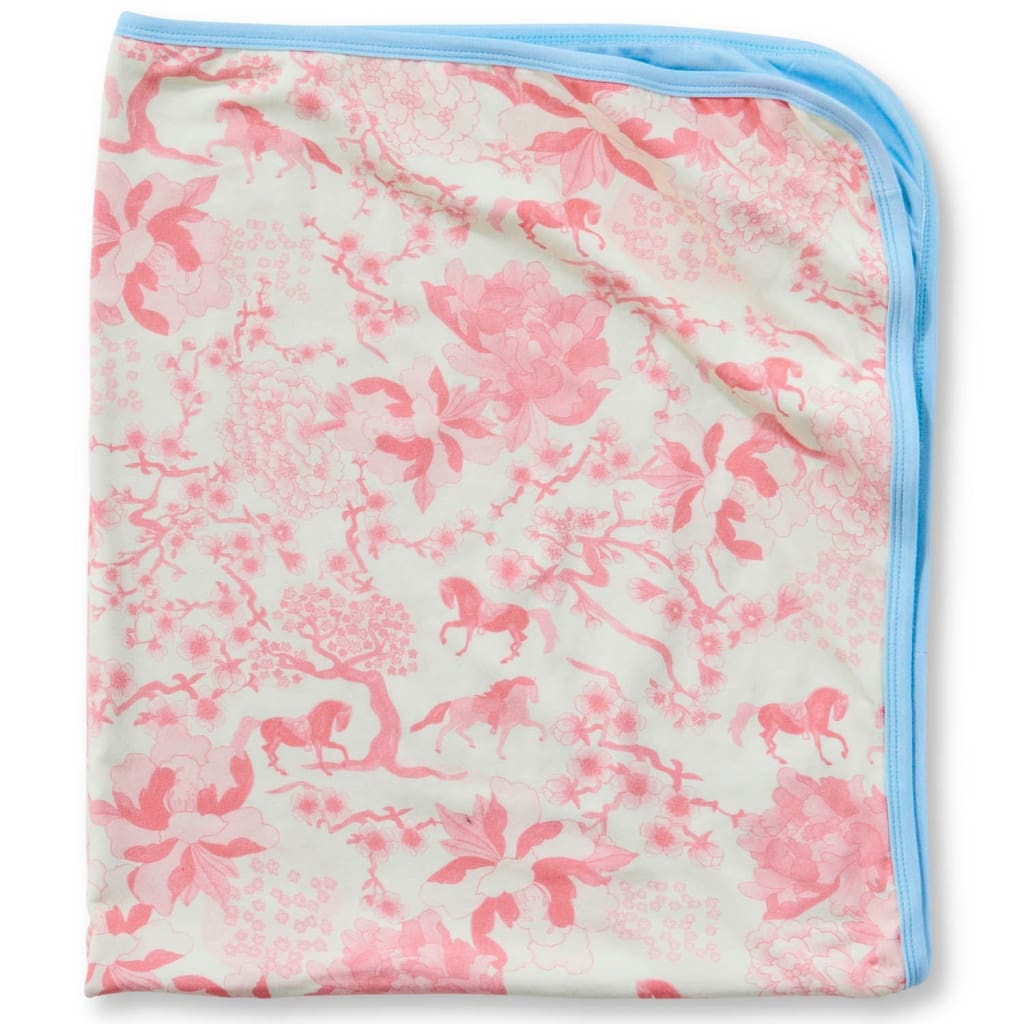 Fleur Organic Cotton Stroller Blanket - Bedding