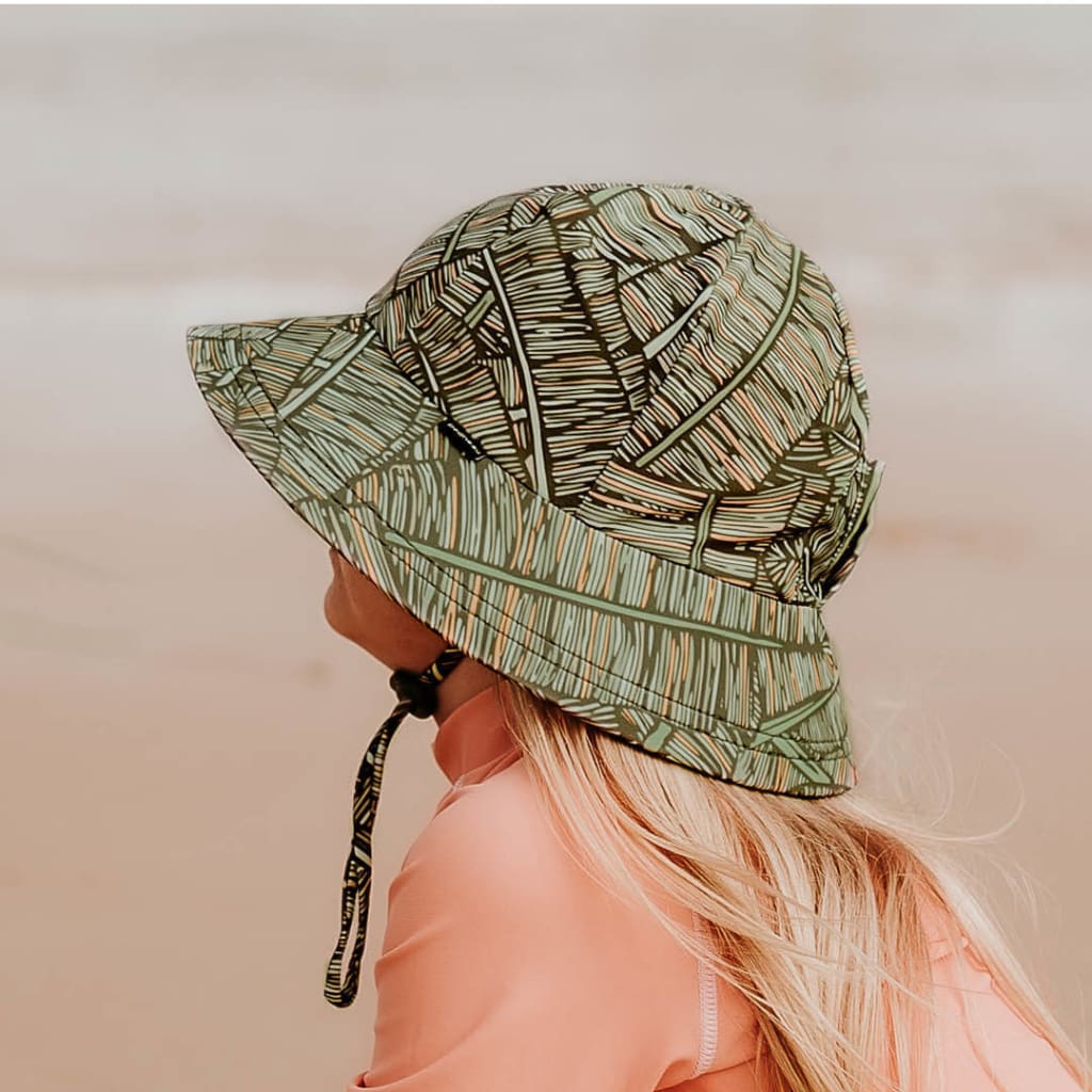 Girls Beach Hat Bucket UPF50+ ’Tropic’ Print - Hats