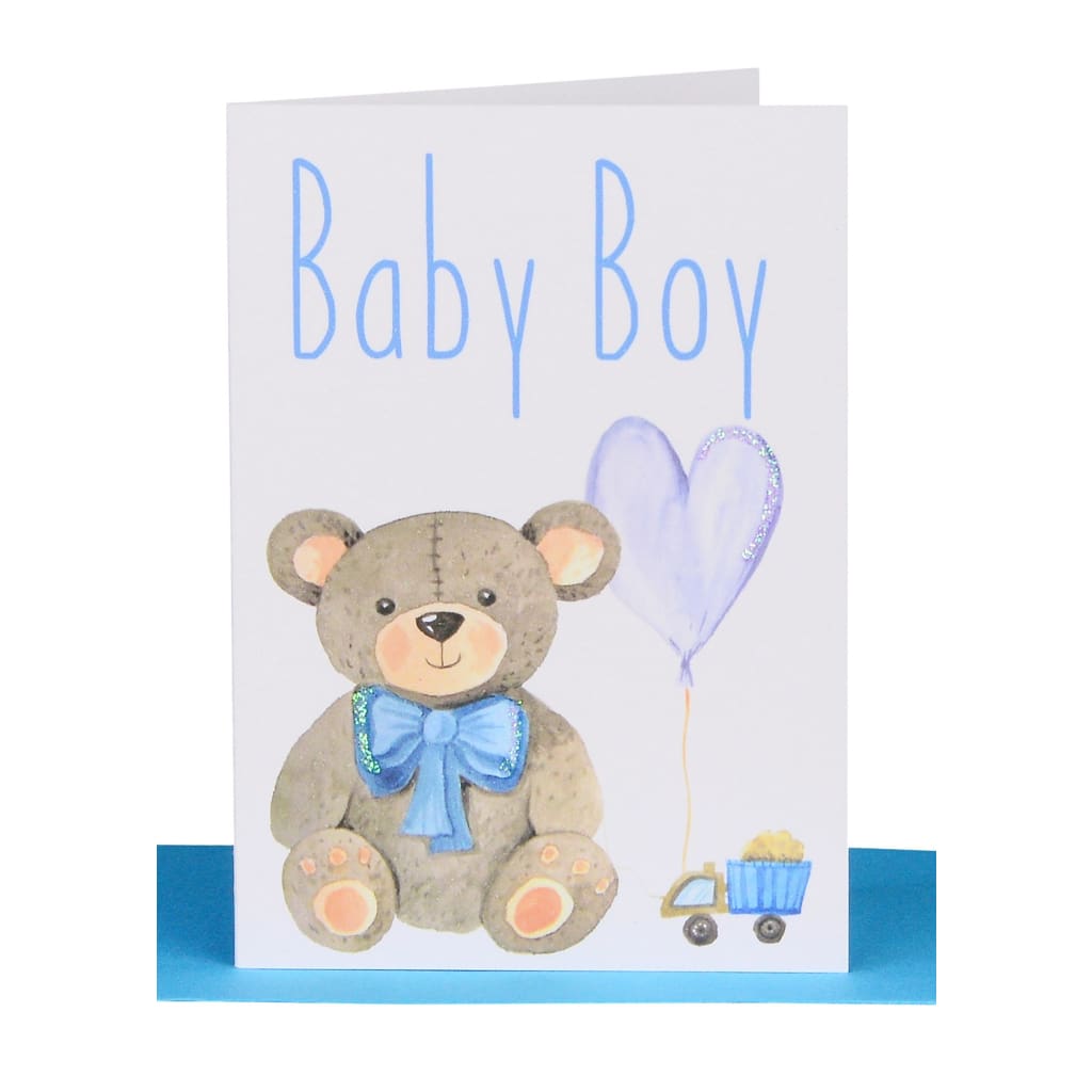 Lil’s Cards - Assorted - Baby Boy Teddy Bear - accessories
